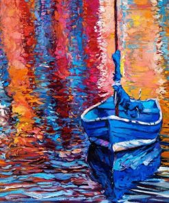 Abstract Boat Paint By Number