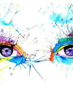 Abstract Eyes Paint By Number