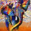 African Elephant Paint By Number