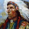 American Indian Chief Paint By Number