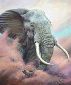 Angry Elephant Paint By Number