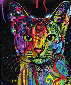 Artistic Cat Paint By Number