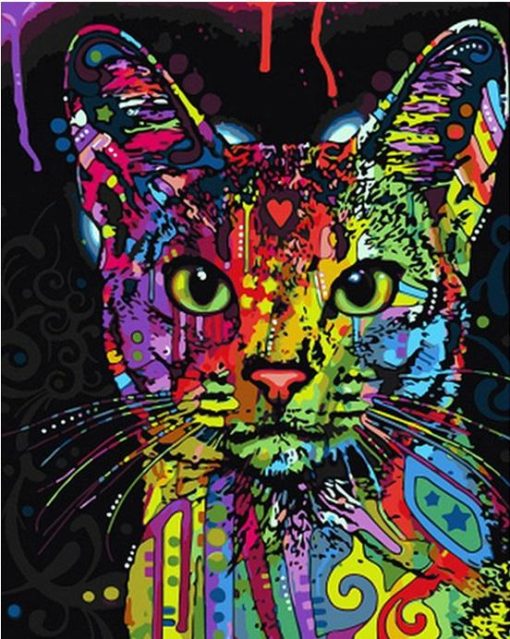 Artistic Cat Paint By Number