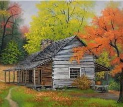 Autumn Country House Paint By Number