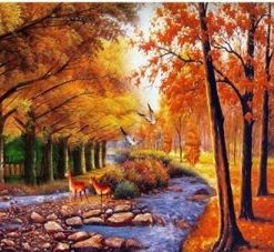 Autumn Tree Forest Paint By Number