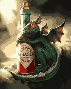 Baby Dragon Tabasco Paint By Number