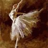 Ballerina Dancer Tilting Paint By Number