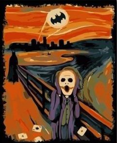 Batman Joker Scream Paint By Number