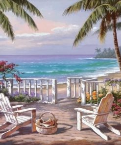 Beach View Paint By Number