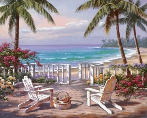 Beach View Paint By Number