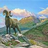 Bighorn Sheep Paint By Number