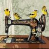 Bird On Sewing Machine Paint By Number