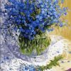 Blue Flowers Bouquet Paint By Number