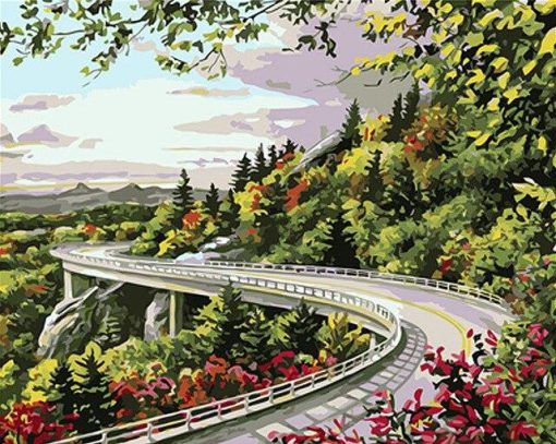 Blue Ridge Parkway Paint By Number