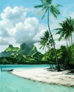 Bora Bora Island Paint By Number