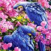 Bougainvillea Parrots Paint By Number