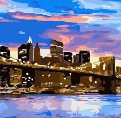 Brooklyn Bridge In New York Paint By Number