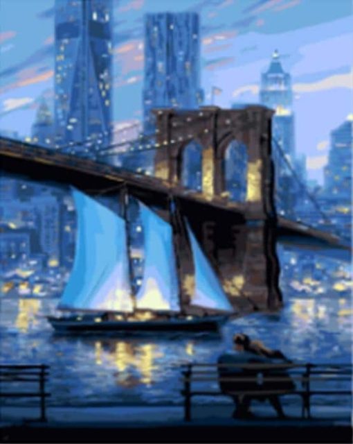 Brooklyns Bridge Paint By Number