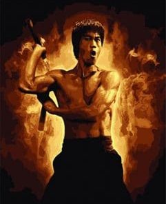 Bruce Lee Paint By Number