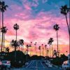 California Pink Sunset Paint By Number