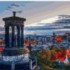 Calton Hill Edinburgh Paint By Number