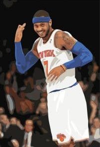 Carmelo Anthony Paint By Number