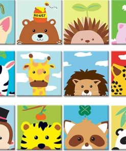 Cartoon Animals Paint By Number