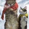 Cats With Scarfs Paint By Number