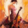 Cello Girl Paint By Number