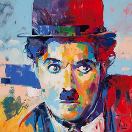 Charlie Chaplin Paint By Number