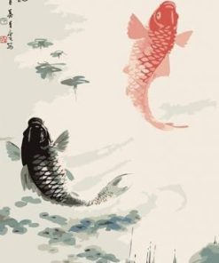 Chinese Koi Fish Paint By Number