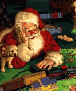 Christmas Santa Claus People Paint By Number