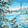 Christmas Snow Birds Paint By Number