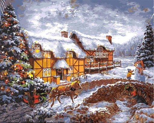 Classic Christmas Celebration Paint By Number