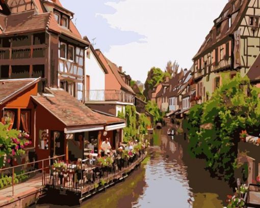 Colmar River Paint By Number