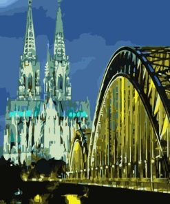 Cologne Night View Paint By Number