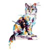 Colorful Dotted Cat Paint By Number