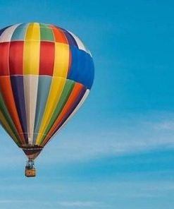 Colorful Hot Air Balloon Paint By Number