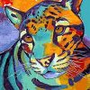 Colorful Leopard Paint By Number