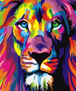 Colorful Lions Paint By Number