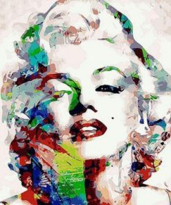 Colorful Marilyn Monroe Paint By Number