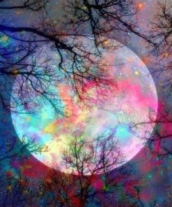 Colorful Moonlight Paint By Number