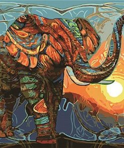 Composition Elephant Paint By Number