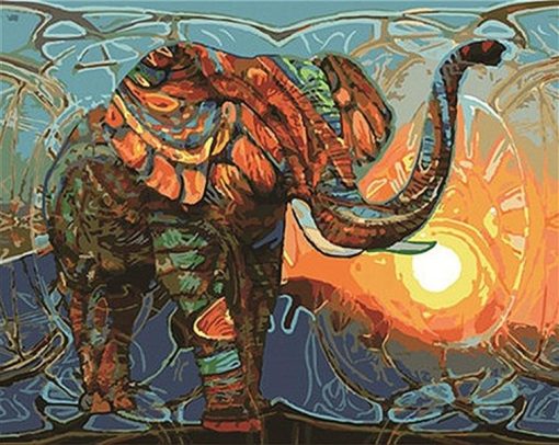 Composition Elephant Paint By Number