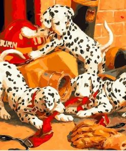 Dalmatian Dogs Paint By Number