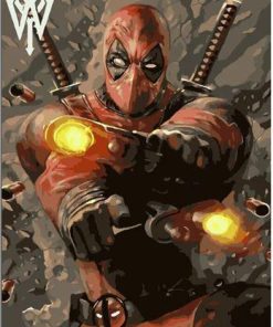 Deadpool Superhero Paint By Number