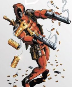 Deadpool With Guns Paint By Number