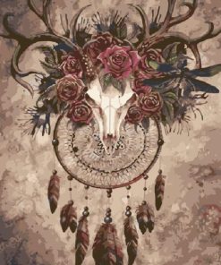 Deer Dream Catcher Paint By Number