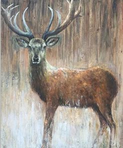 Deer on Plank Paint By Number