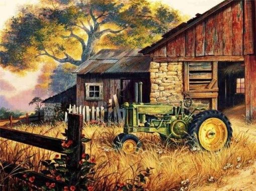 Deere Tractor Paint By Number